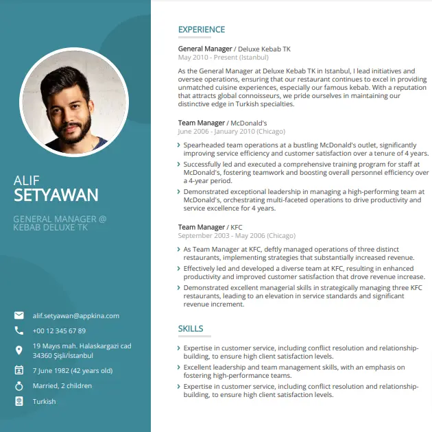 Alif Setyawan - General Manager @ Kebab Deluxe TK